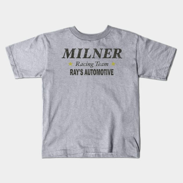 Milner Racing Team - Ray's Automotive - 1960s Kids T-Shirt by anwara